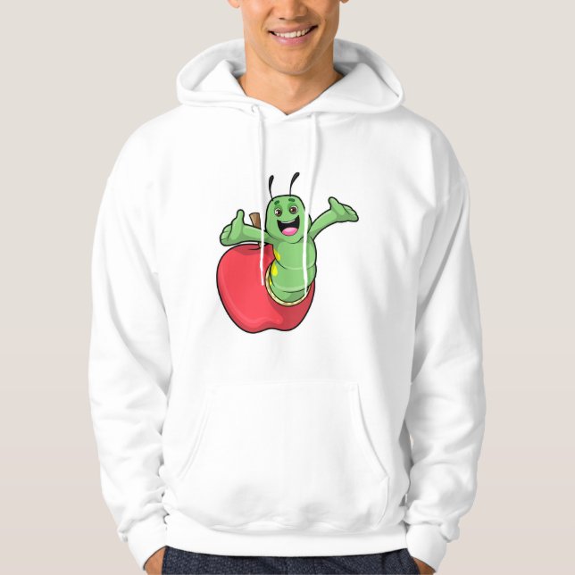 Sudadera oruga con Apple (Anverso)