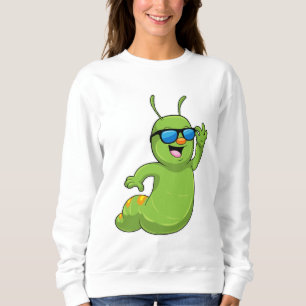 Sudadera oruga con gafas de sol