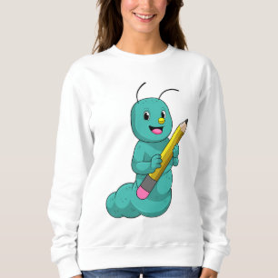 Sudadera oruga con lápiz