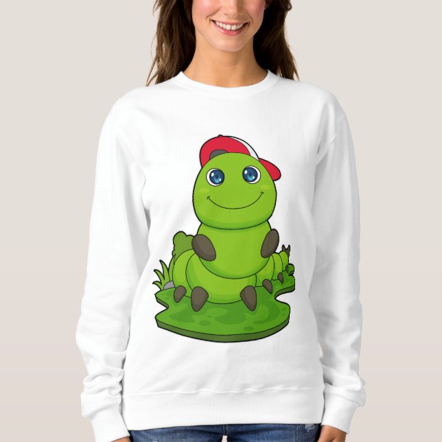 Sudadera oruga con tapón (Anverso)