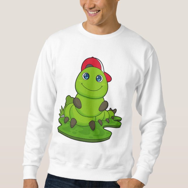 Sudadera oruga con tapón (Anverso)