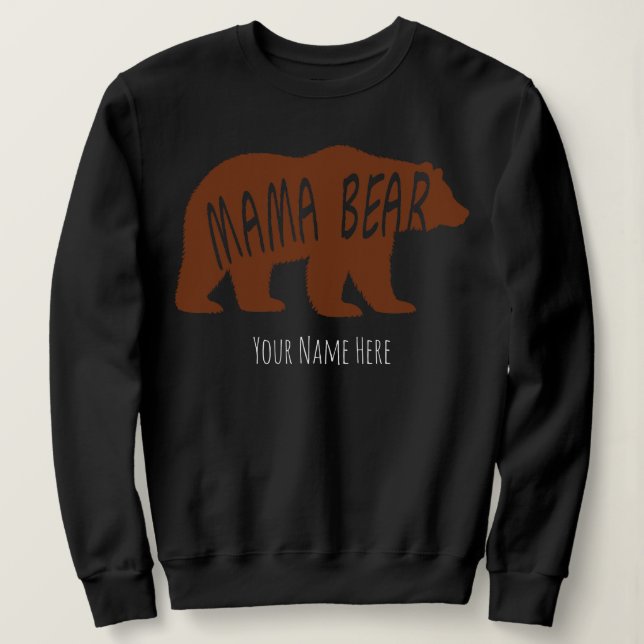 SUDADERA OSA MADRE (Anverso del diseño)