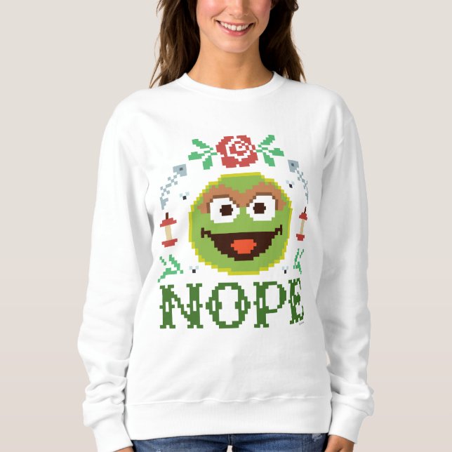 Sudadera Oscar Cross-Stitch (Anverso)