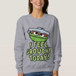 Sudadera Oscar el Grouch   Hoy Me Siento Grouchy.