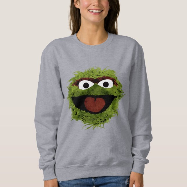 Sudadera Oscar el Grouch | Tendencia acuarela (Anverso)