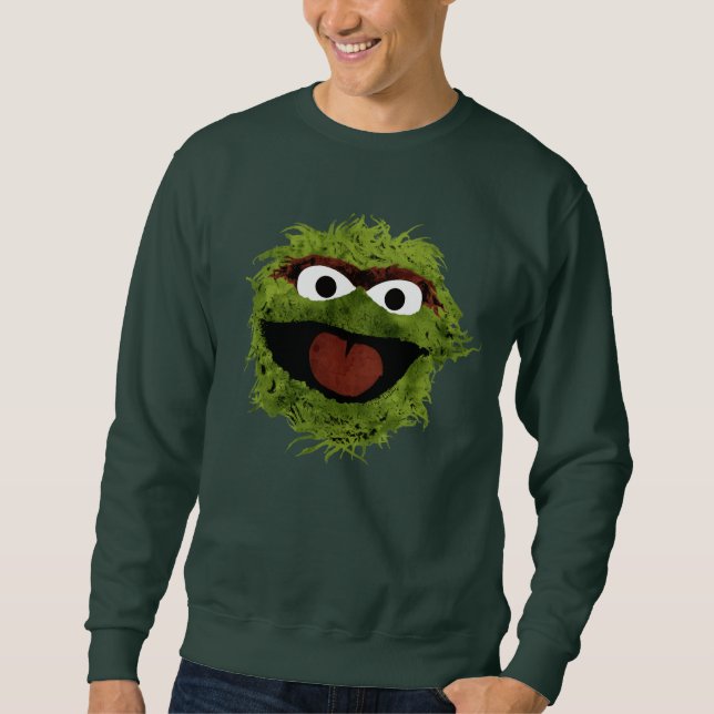 Sudadera Oscar el Grouch | Tendencia acuarela (Anverso)