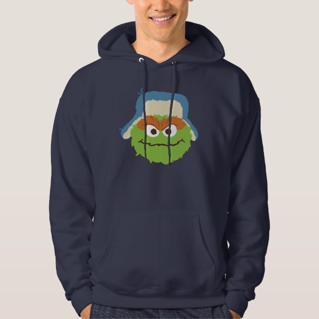 Sudadera Oscar el rostro de Grouch Woodland (Anverso)