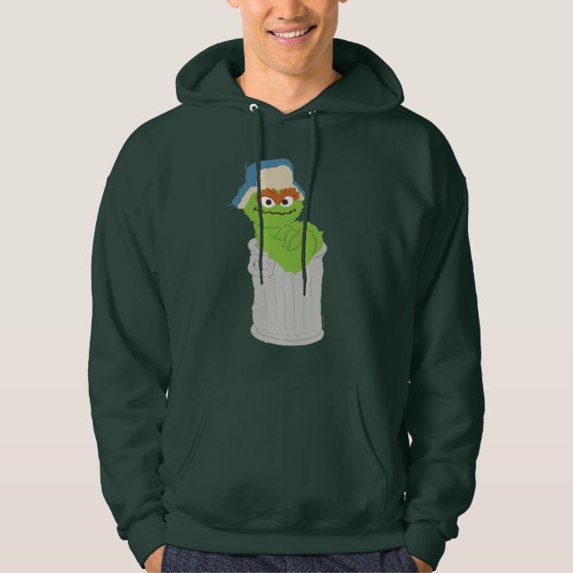 Sudadera Oscar la basura de Grouch puede salirse (Anverso)