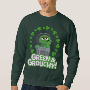 Sudadera Oscar   ¡Verde y Grouchy!