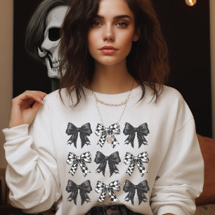 Sudadera Oscuro Halloween Negro arcos Coquette