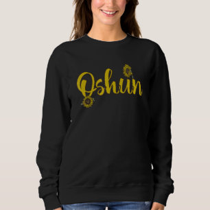 Sudadera Oshun Orisha Diosa Ifa Santeria Cuba Yoruba Reli