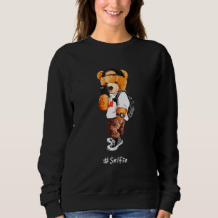 Sudadera Osito de peluche selfie tan genial para hombres mu