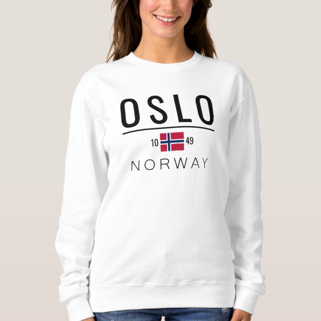 Sudadera Oslo Noruega 1049 Sweatshirt (Anverso)