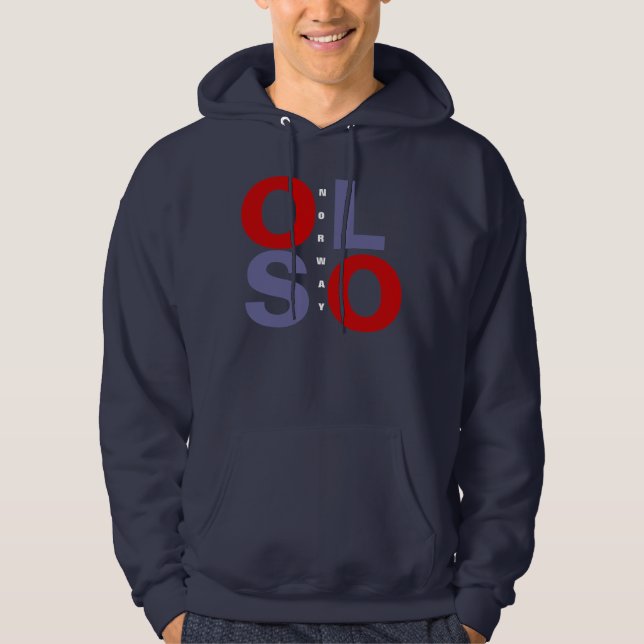 SUDADERA OSLO NORWAY (Anverso)