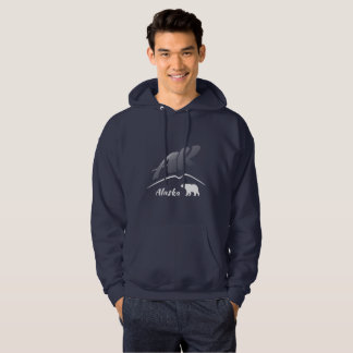 Sudadera Oso (AK) marrón del Kodiak de Alaska - logotipo