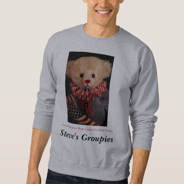 Sudadera Oso americana del bufón (Anverso)