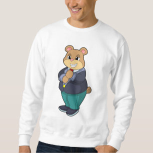 Sudadera Oso como novio con traje