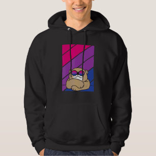 Sudadera Oso con bandera bisexual orgullosa Aliado orgullos
