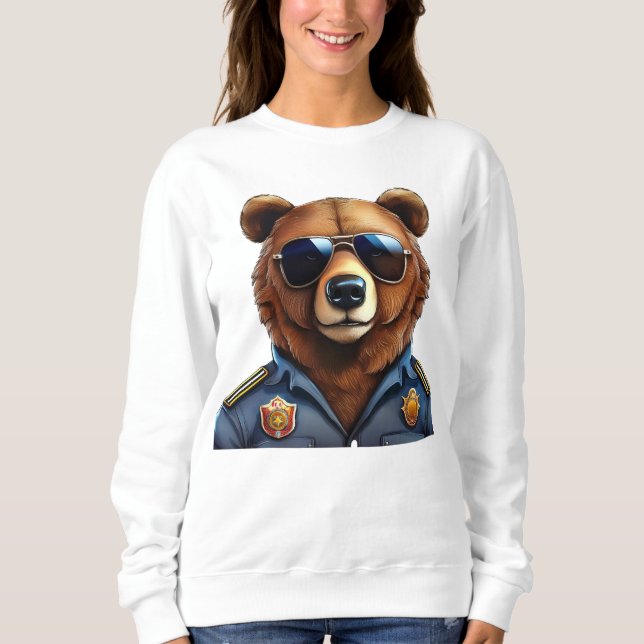 Sudadera Oso con uniforme (Anverso)