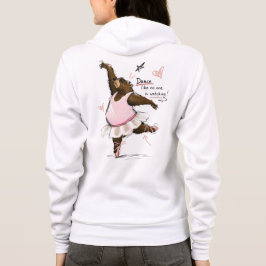 Sudadera Oso de ballet divertido bailando como si nadie est