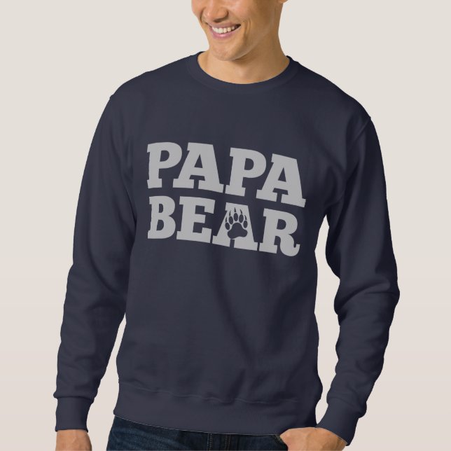 Sudadera Oso de la papá (Anverso)