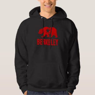 Sudadera Oso de la República de Berkeley California Distres