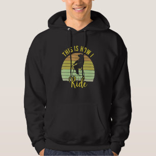 Sudadera Oso de monociclo Retro Ride Bicicleta Ciclista Ar