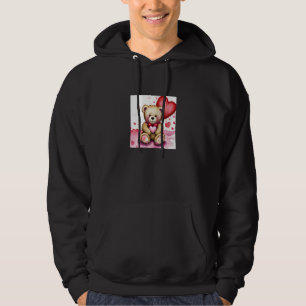Sudadera Oso de peluche de corazón de amor del día de San V