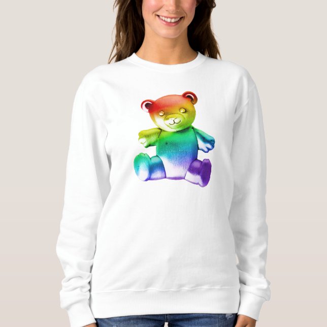 Sudadera Oso de peluche de metal cepillado SlipperyJoe's gr (Anverso)