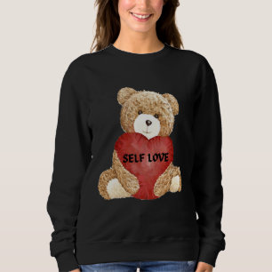Sudadera Oso De Peluche Genial Con Corazón Peluche  Autoamo