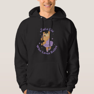 Sudadera Oso De Peluche Lindo Bailarina Solo Una Niña Que A