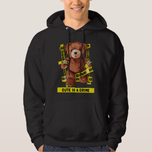 Sudadera Oso de peluche luchador contra el crimen adorable
