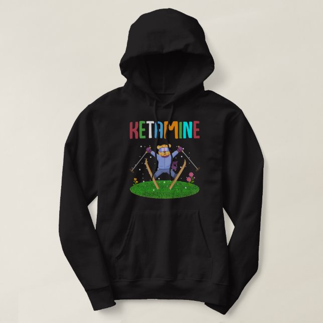 Sudadera Oso de salto de Ketamina (Diseño del anverso)