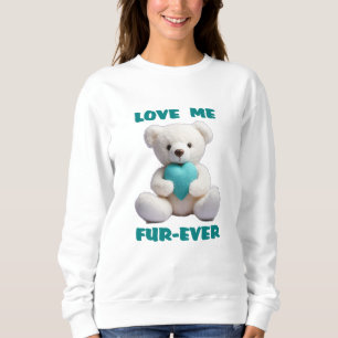 Sudadera Oso de Teddy Abrazando regalo de El día de San Val