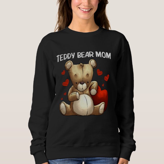 Sudadera Oso De Teddy De Guay Para La Madre Madre Ensuerada (Anverso)
