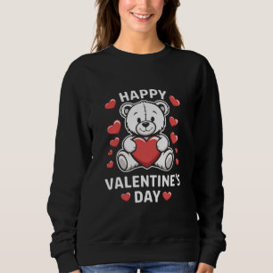 Sudadera Oso del Día de San Valentín feliz vday