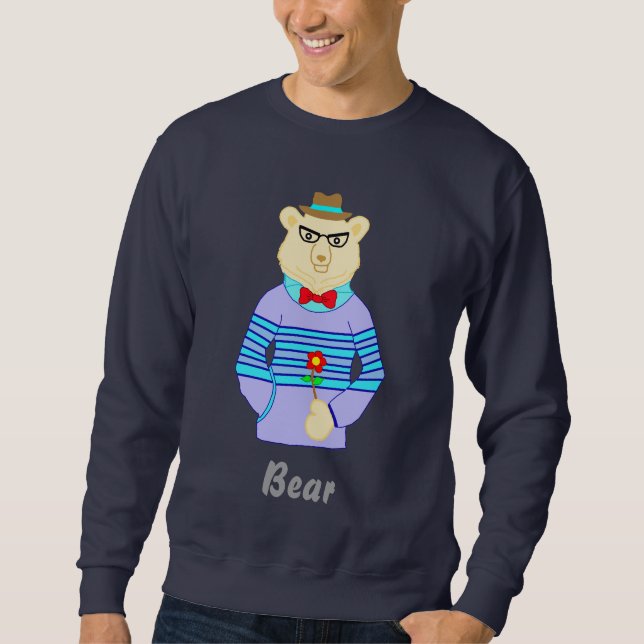 Sudadera oso del friki (Anverso)
