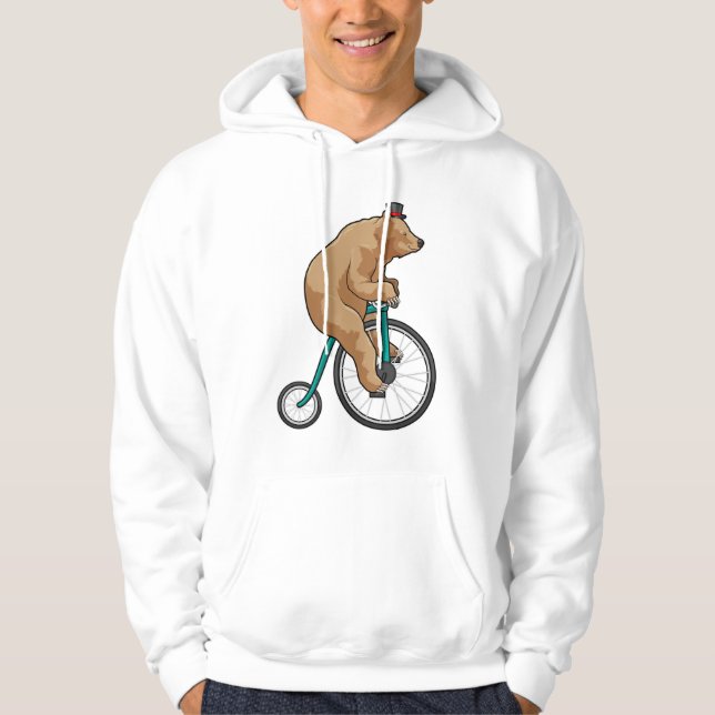 Sudadera Oso en circo con bicicleta (Anverso)