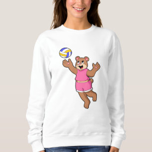 Sudadera Oso en deportes de voleibol