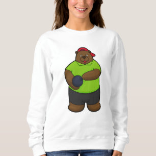 Sudadera Oso en el Bowling con bolas