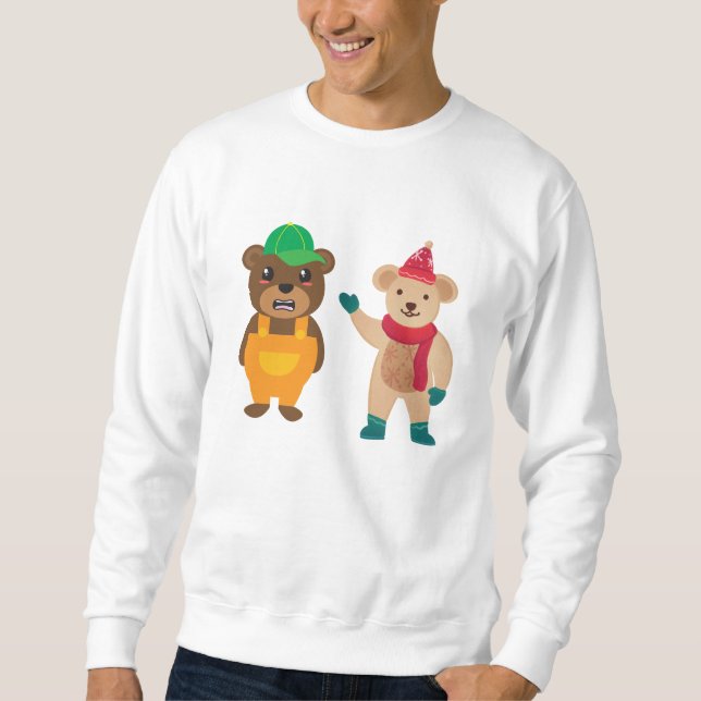 Sudadera Oso gracioso de Tesco (Anverso)