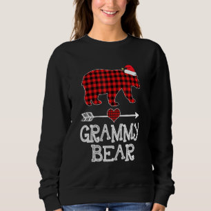 Sudadera Oso Grammy , Oso Grammy Pajama de Buffalo Rojo