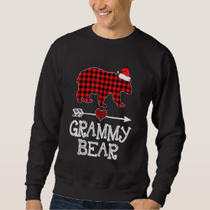 Sudadera Oso Grammy , Oso Grammy Pajama de Buffalo Rojo