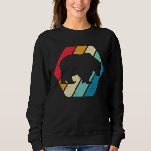 Sudadera Oso Grizzly Animal Vida Silvestre Retro