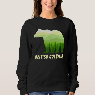 Sudadera Oso Grizzly de Columbia Británica en el bosque de
