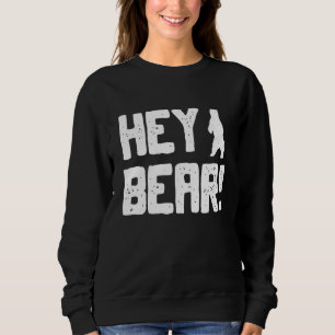 Sudadera Oso Hey  Senderismo al aire libre Oso Grizzly negr