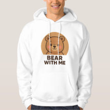 Oso kawaii de invierno con bufanda