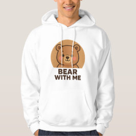 Sudadera Oso kawaii de invierno con bufanda