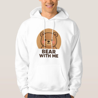 Sudadera Oso kawaii de invierno con bufanda