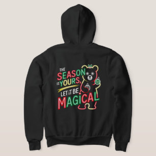 Sudadera Oso mágico de Navidad Neon acogedor invierno